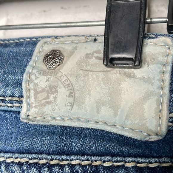 Silver Jean Shorts Suki Embroidered Pockets Midi Mom Shorts Size 26 - Picture 6 of 8